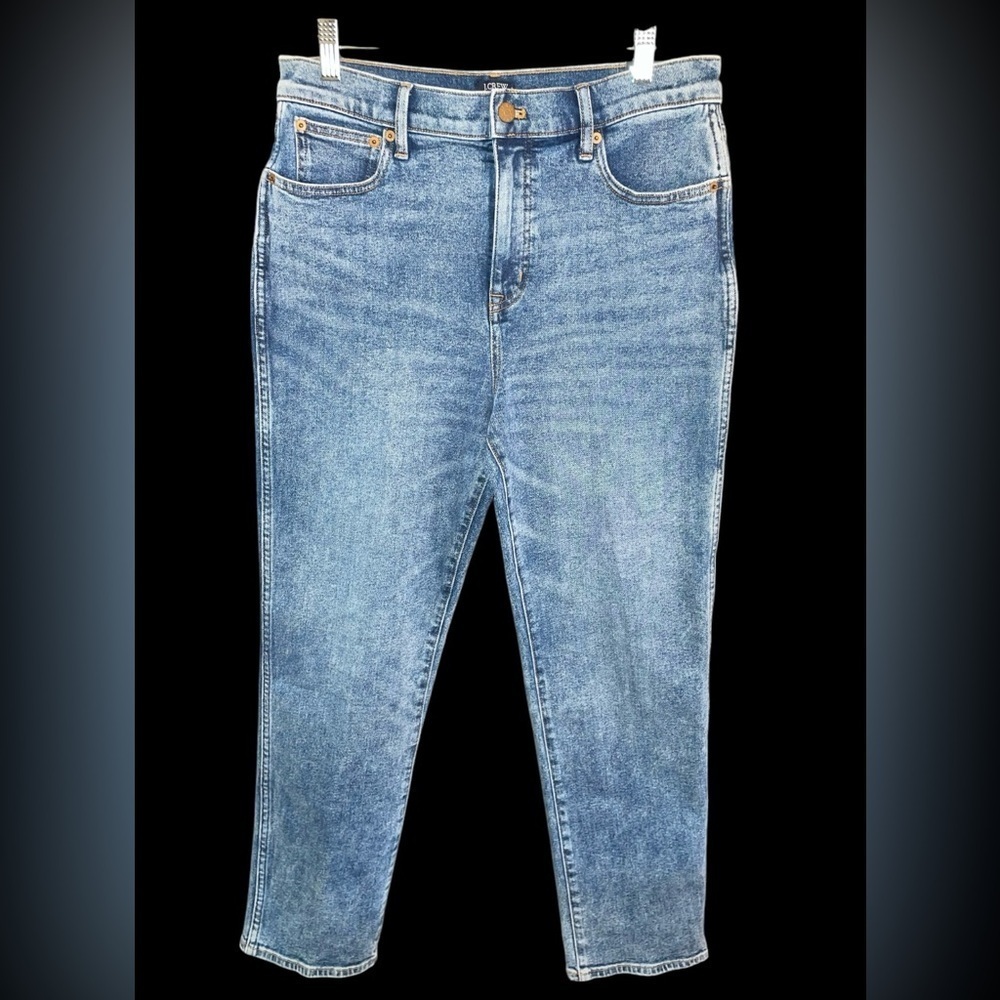 J Crew Factory Classic Vintage Women's Jean In All-Day Stretch Dark Blue Size 29